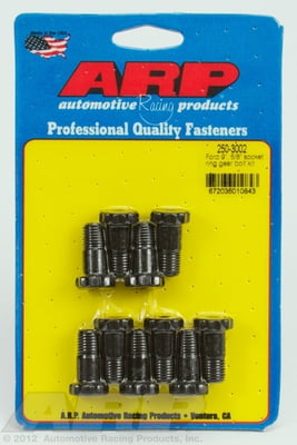 Ford 9" Bolt Ring Gear Bolt Kit, 7/16" x 20, .940" UHL, Uses 5/8" Socket