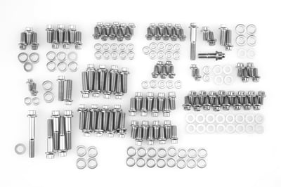 BBC, Stainless, Engine and Accessory Fasteners, 12-Point, Chevy, Big Block, Kit