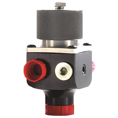 4 Port Blocking Regulator, -10 Inlet with Four -6 Pressure Ports, 4-15 PSI, “Tool-Free” Pressure Control with Single Hand Adjustability