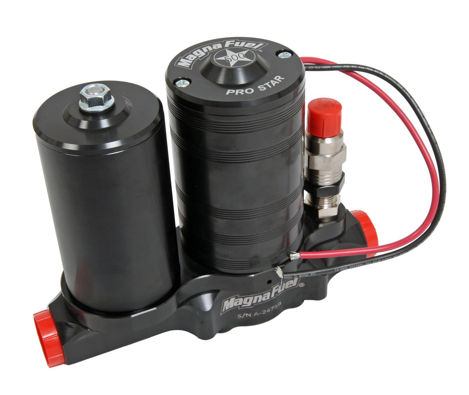 Magniful MagnaFuel ProStar 500 Fuel Pump with Filter, Black