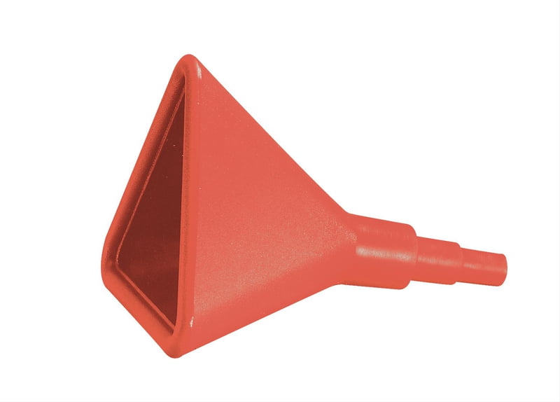 Funnel, Triangular, 14" Opening, Red
