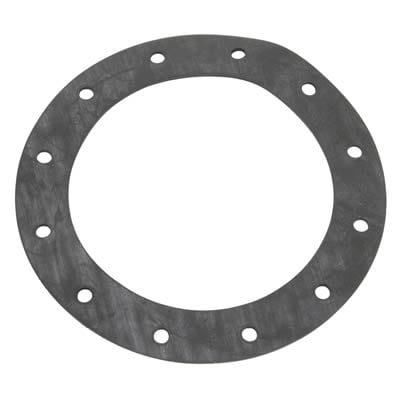 Gasket, Fuel Cell Filler, 12-Hole, 6.250" O.D., 4.500" I.D., Rubber, Each..