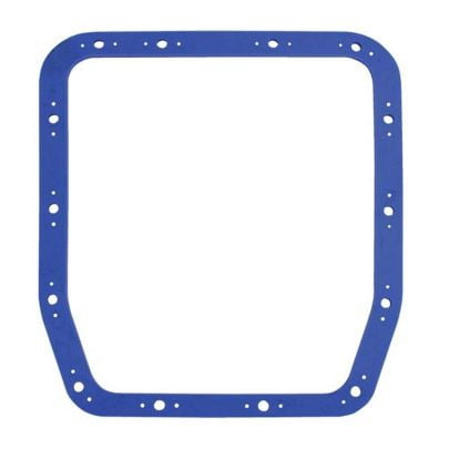 Ford AOD, AODE, 4R70W, Transmission Pan Gasket, Perma-Align, Rubber w/Steel Core, 3/16" Thick, Blue