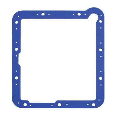 Ford C-4, Transmission Pan Gasket, Perma-Align, Rubber w/Steel Core, 3/16" Thick, Blue