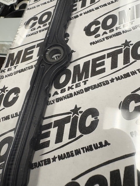 Cometic SB Ford, Valve Cover Gasket, .188" Thick, Molded Silicone Rubber with Steel Core, 289 / 302 / 351 Windsor, Small Block, SOLD EACH (FEL-1684)