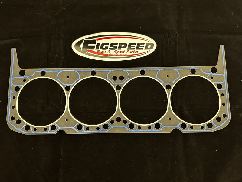 SBC, Race Head Gasket, .039" Compressed, Pre Flattened Copper Ring, Upto 4.166" Bore, No Steam Holes