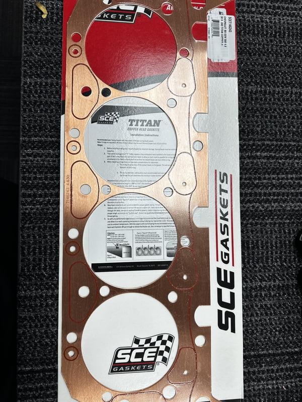 BBC, 4.630" Bore, Gen V, VI, .043 Thick, Titan Copper Head Gasket, SOLD EACH