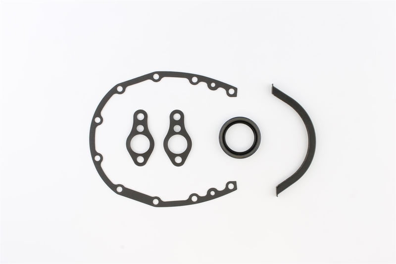 SBC Timing Cover Gasket Set, 1975-95 w/ Thick Front Seal, Chevy, Small Block, (Fits 4.3L V-6)