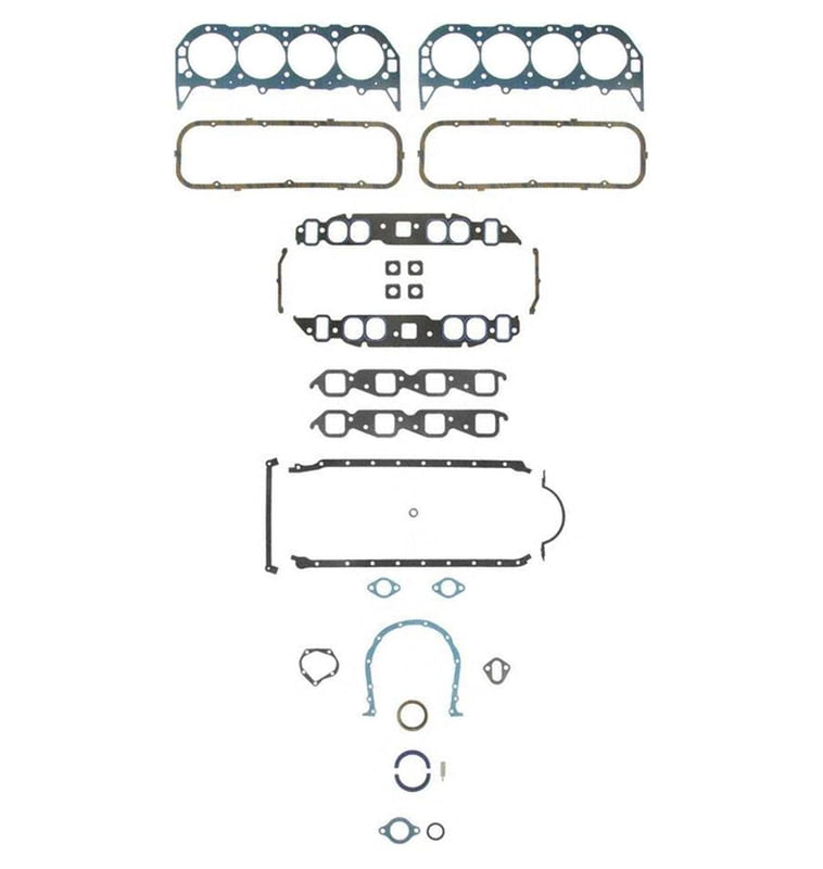 BBC Full Gasket Set, Oval Intake, Square Exhaust