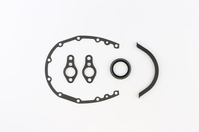 SBC Timing Cover Gasket Set, 1975-95 w/ Thick Front Seal, Chevy, Small Block, (Fits 4.3L V-6)