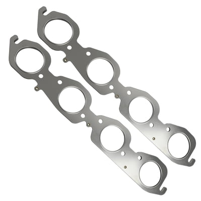 BBC, Round 2.250", Exhaust Gasket, Header, Steel Core Laminate, AR Material