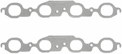 LS1 Exhaust Gasket, Manifold,Oval 1-7/16" Tall, 1-13/16" Wide, Steel Core Laminate, Chevy, Small Block, LS1, Set