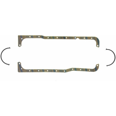 SB Ford, Oil Pan Gasket, Multi-Piece, Cork, Ford, 221/ 255/ 260/ 289/ 302, 1962-1994 (CGT-C15091)