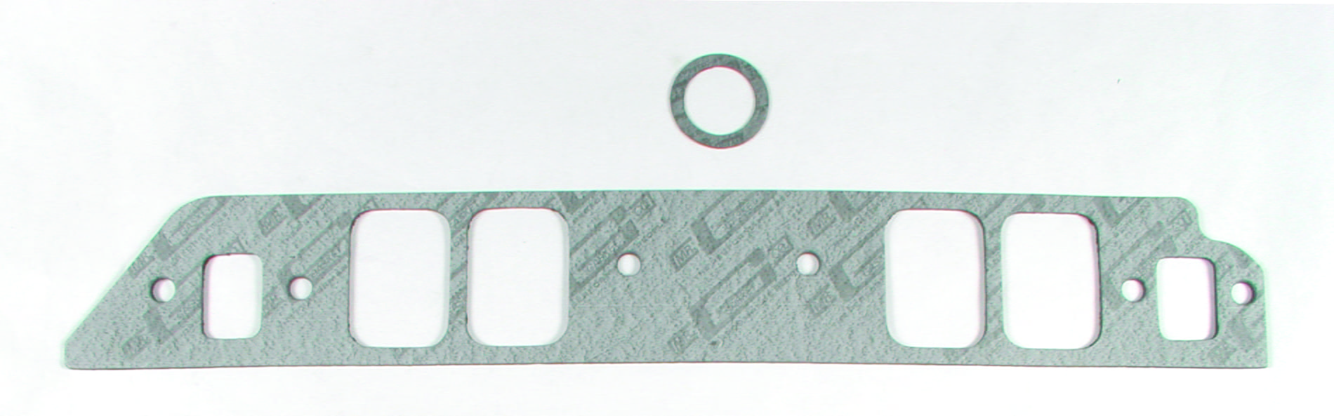 BBC Intake Gasket, Composite, Rectangle, 2.50" x 1.75" Port, .125
