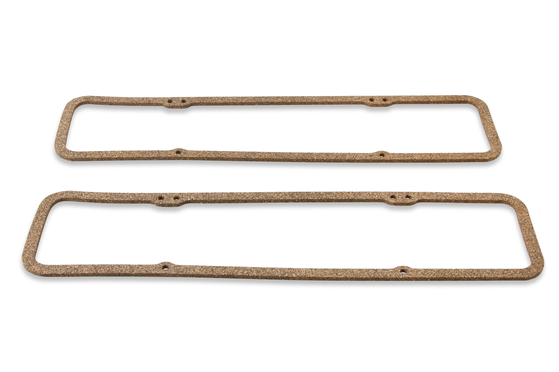 SBC Dual Pattern, Valve Cover Gaskets, Cork/Rubber, Chevy, Small Block, Pair, 1955 Neoprene