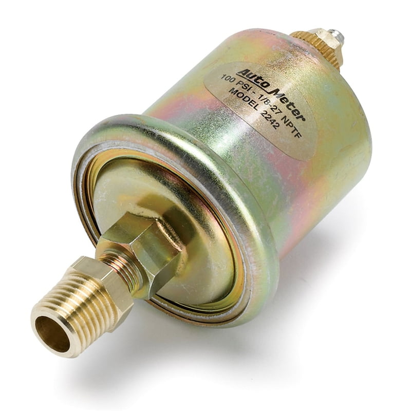 Oil Pressure Sender, 0-100 PSI, 1/8" NPT, 240-33.5 Ohm