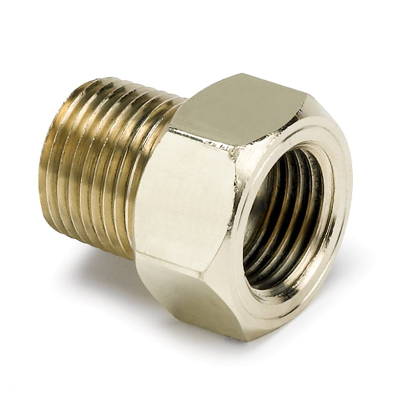 Temperature Adapter, Male 3/8" NPT to Female 5/8-18", Brass, Natural