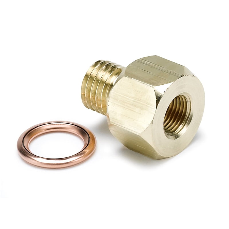 Elect. Temp or Pressure Adapter, M12 x 1.5 (Male) to 1/8" NPT (Female), Use 2259 Sender for Temp Gauges, LS