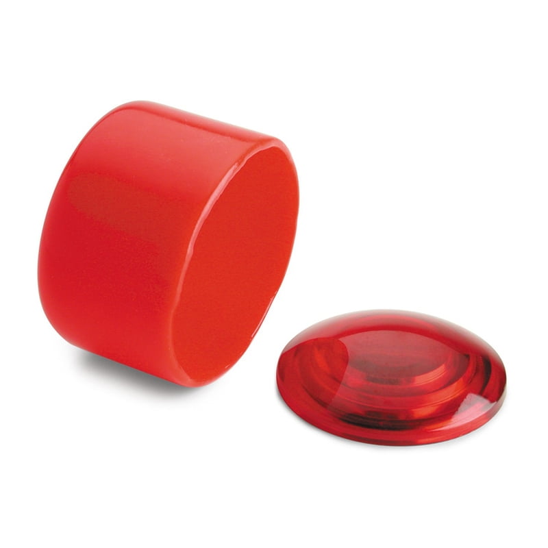 Red, Lens and Cover, 1.625" Diameter, Set ....