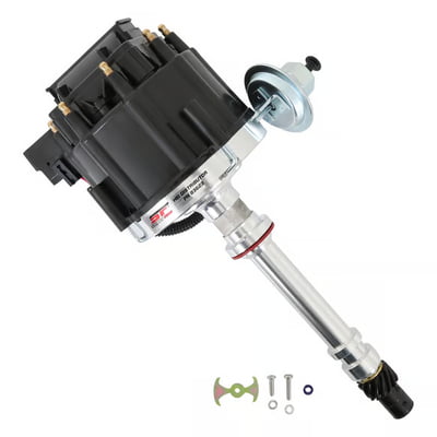 BBC / SBC, Street Fire, GM HEI Distributor, 4 Pin Module, Black Cap