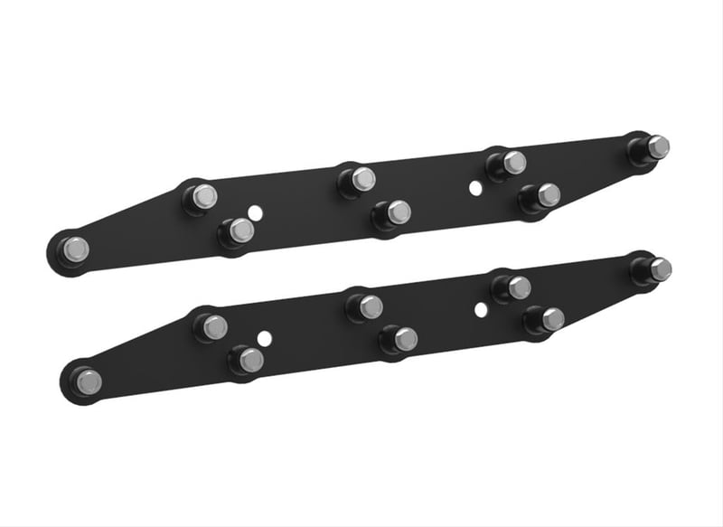 LS Gen II Remote Coil Brackets, FitsTruck w/ Resistor Coils, Black Aluminum