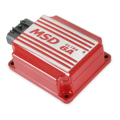 Ignition Boxes MSD Ultra 6A Ignition Control Box, Red, Compact Design