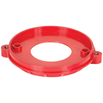 RED Mallory Pro Cap Adapter Base / Shield, Black, Comp 9000, Unilite, Same As Original 81, 82, 83, 84, 86, 87 Series Distributors for 29745 Large Cap, 29748, Generator Head, Front Drive