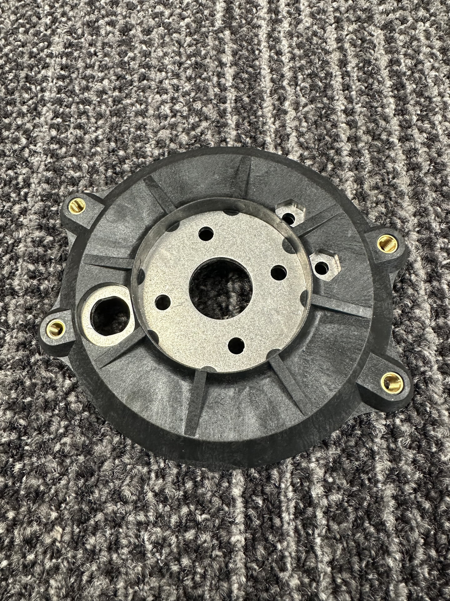 Replacement Ford Distributor Tall Cap Adapter, Black For MSD