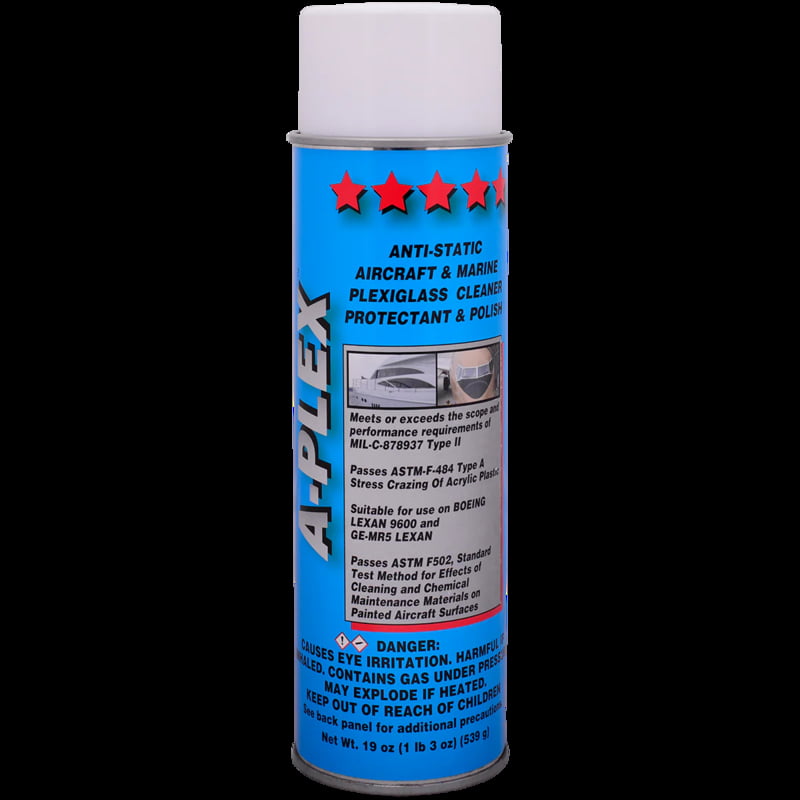 Plexiglass Cleaner and Polish, 19oz.