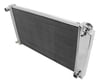 3-Row Champion Radiator, NO Transmission Cooler, Manual Transmission, 1.50" Top Driver Side Inlet, 1.50" Bottom Passenger Side Outlet, Overall Dimensions: 18 5/8" x 33"