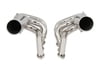 3-Step Big Block Chevy, BBC Downswept Headers 2.125" in. / 2.25" in. / 2.375" in. Stepped Primaries, 4.50" (4-1/2") in. Merge Collector, Polished 304 Stainless Steel, 3/8" Header Flange, BBC