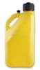 Yellow Utility Jug, Container, 5 Gallons, Square, Plastic **Includes filler hose and cap