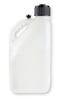 White Utility Jug, Container, 5 Gallons, Square, Plastic **Includes filler hose and cap