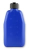 Blue Utility Jug, Container, 5 Gallons, Square, Plastic **Includes filler hose and cap