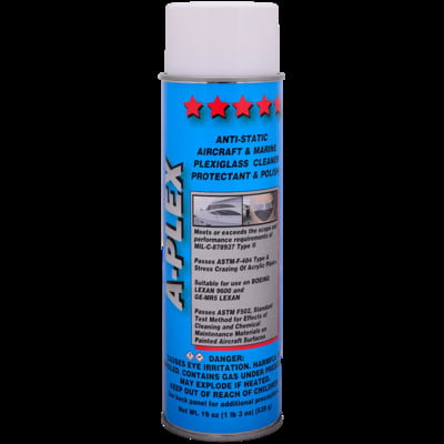 Plexiglass Cleaner and Polish, 19oz.