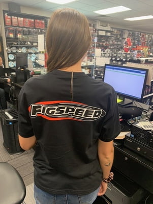 Apparel & Clothing Figspeed Tee Shirt, Logo Front & Back