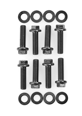 LS Bellhousing Bolts, Hex Head, 10mm x 1.5 Thread, 1.375" Underhead Length, Steel, Black Oxide, 1997-2019