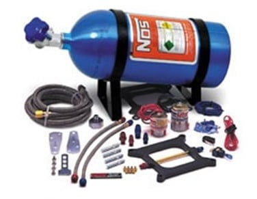 Big Shot Nitrous Oxide System, 4500 Flange Plate, Wet, 175-400 HP