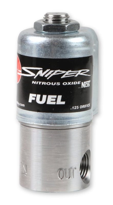 Solenoid, Fuel, Sniper, 175 hp Maximum, 1/8" NPT In, 1/8" NPT Out