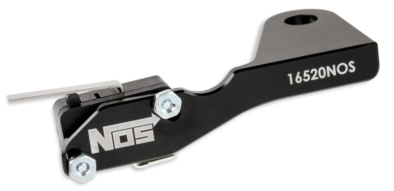 4500 Nitrous Activation Switch, Switch and Billet Bracket, Black Anodized, NOS Logo, Gen 3 Dominator, Kit