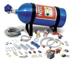 Nitrous Kits Wet Nitrous Kit, V8 EFI, 75-125 HP, 10# Blue Bottle