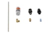 #6 Nitrous Purge Valve Kit, Black, -6 AN, Kit, Includes: Solenoid, Push Button, #6 Male / Female w/ Gauge Port Fitting, Brass Fittings & 12" Hardline