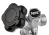 NOS Super Hi-Flo Nitrous Bottle Valve, with 1/8" NPT Gauge Port and 1/4" NPT Accessory Port, For 5# and larger Bottles, Can Support 500+ Horsepower