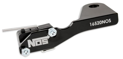 Accessories 4500 Nitrous Activation Switch, Switch and Billet Bracket, Black Anodized, NOS Logo, Gen 3 Dominator, Kit