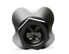 Showerhead Distribution Block, Inlet: -8 AN O-Ring Female Port, Outlet: (4) x -6 AN O-Ring Female Port, No Fittings, Black Anodized, #8, #6