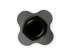 Showerhead Distribution Block, Inlet: -8 AN O-Ring Female Port, Outlet: (4) x -6 AN O-Ring Female Port, No Fittings, Black Anodized, #8, #6