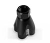 Showerhead Distribution Block, Inlet: -8 AN O-Ring Female Port, Outlet: (4) x -6 AN O-Ring Female Port, No Fittings, Black Anodized, #8, #6