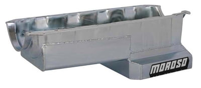 BBC, MKIV Oil Pan, 6 qt., 8" Deep, Kick-Out, 4.625" Stroke Steel Rod, 4.250" alum. rod, (#24440/24441 Pick Up)