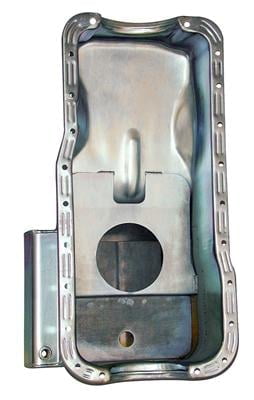 SB Ford, Street / Strip Oil Pan, 289/ 302 Front Sump, 8.00" Deep, Stepped