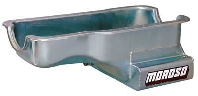 SB Ford, Street / Strip Oil Pan, 289/ 302 Front Sump, 8.00" Deep, Stepped